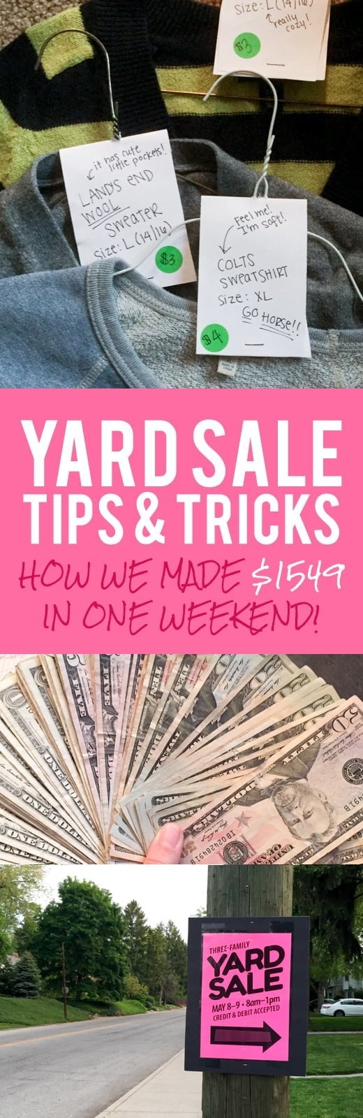 yard sale pricing guide 2015