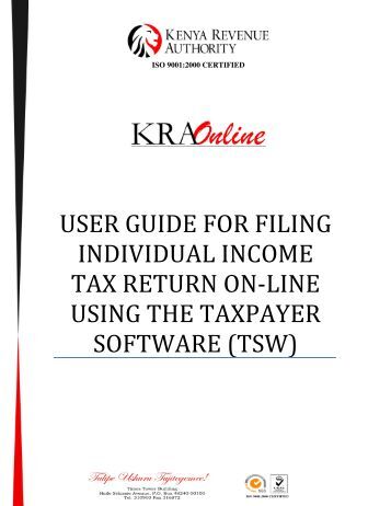 guide to file income tax return