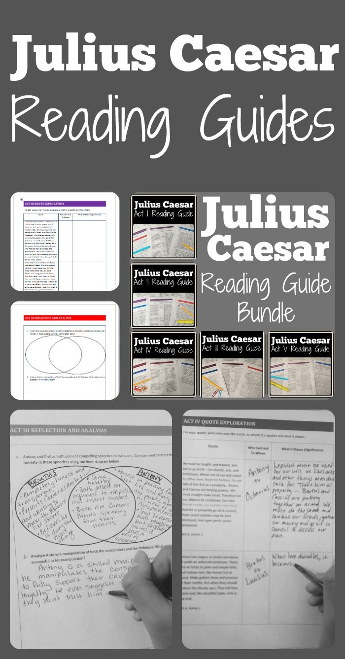 julius caesar act 1 reading and study guide answers