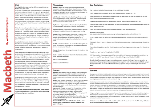 macbeth act 1 study guide pdf