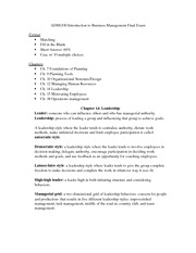ets business exam study guide